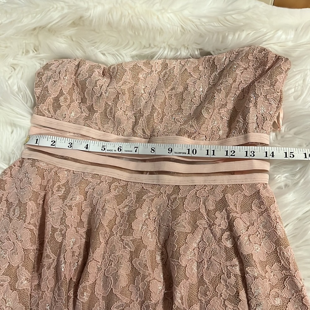 ❌ SOLD 💝 LIVE SHOW 💝BUNDLE ❌Lace All Over Skater Skirt Dress CITY STUDIO Size 13 - Picture 13 of 15